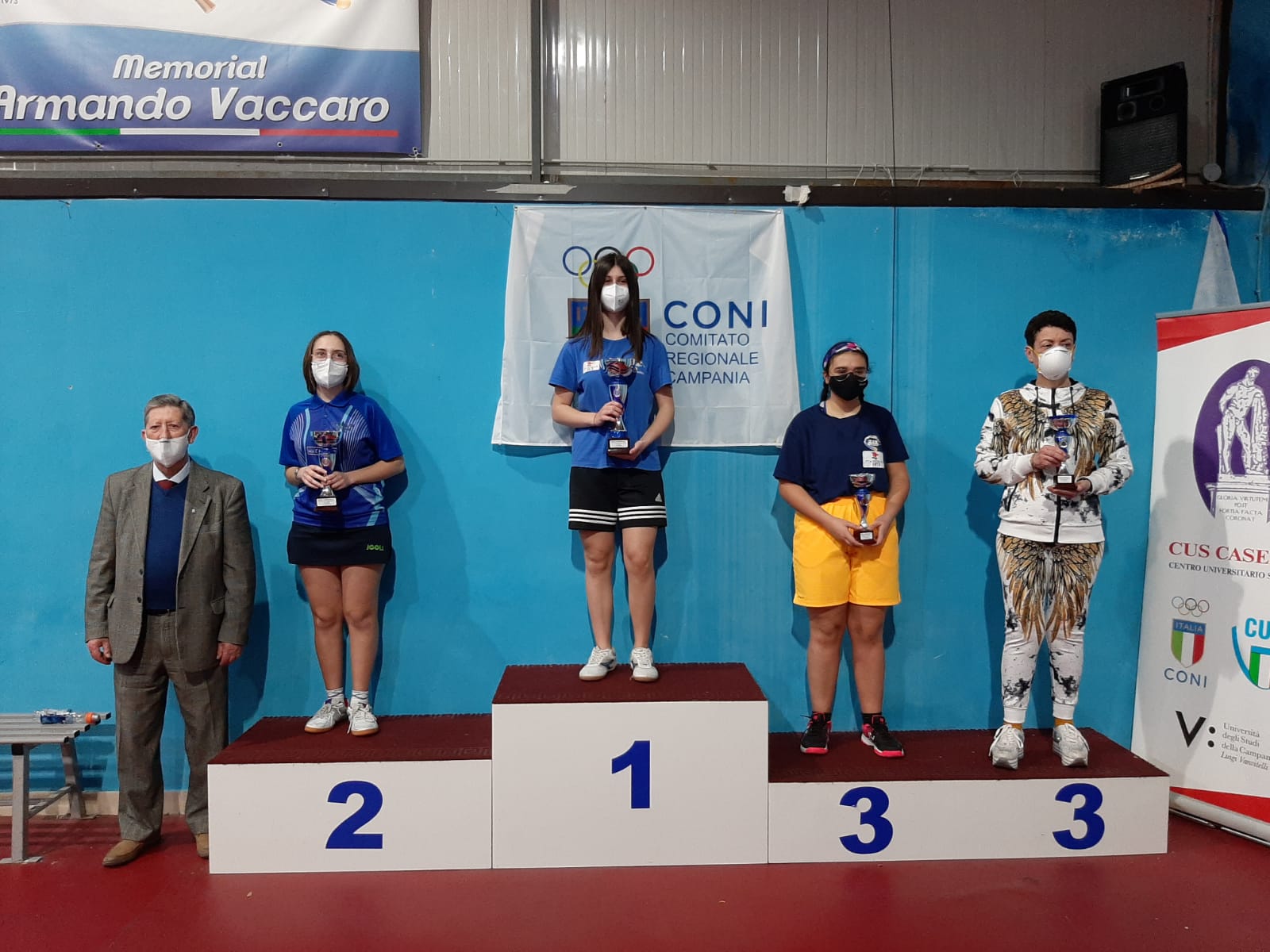 podio 5a categoria femminile