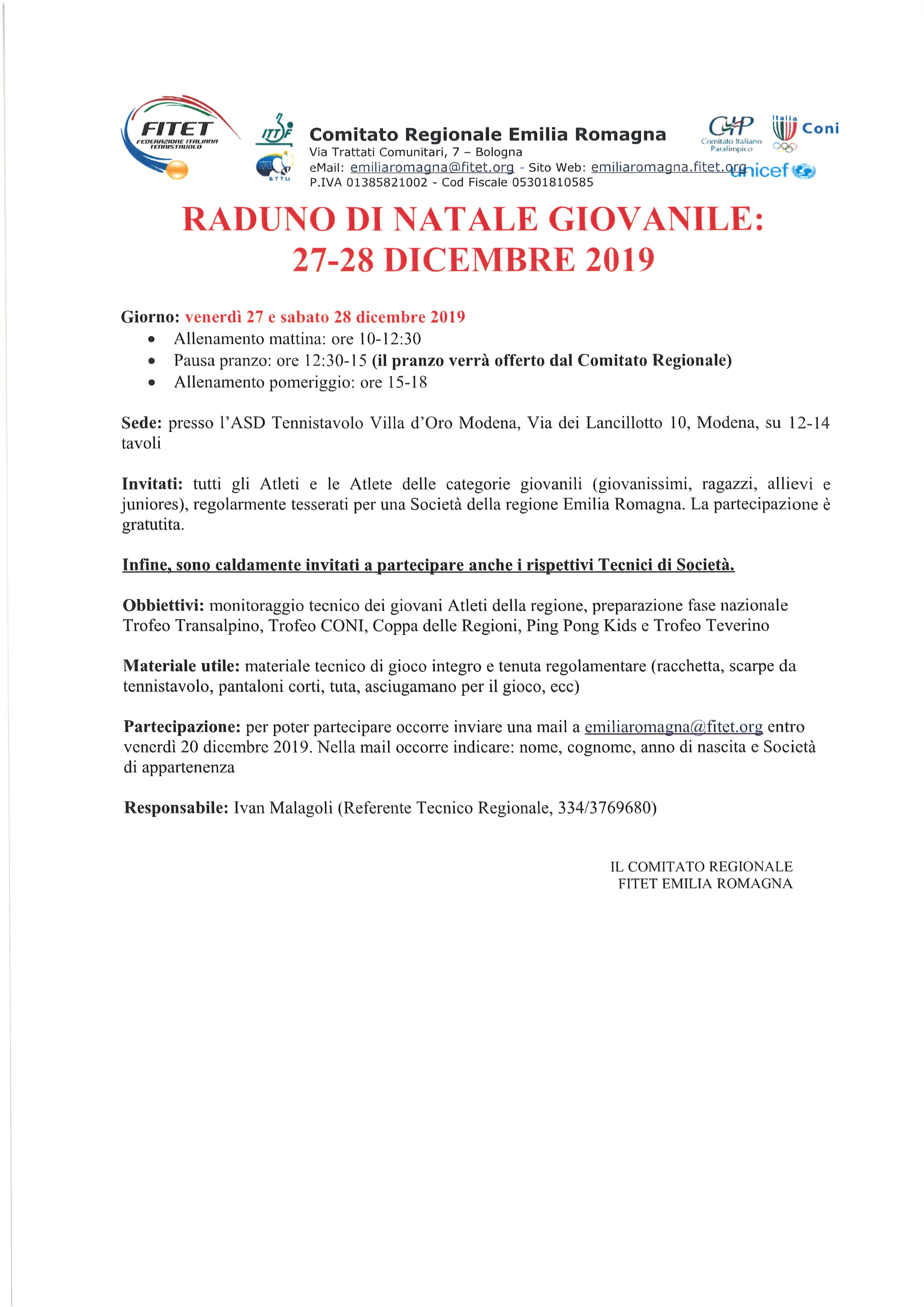 stage natale