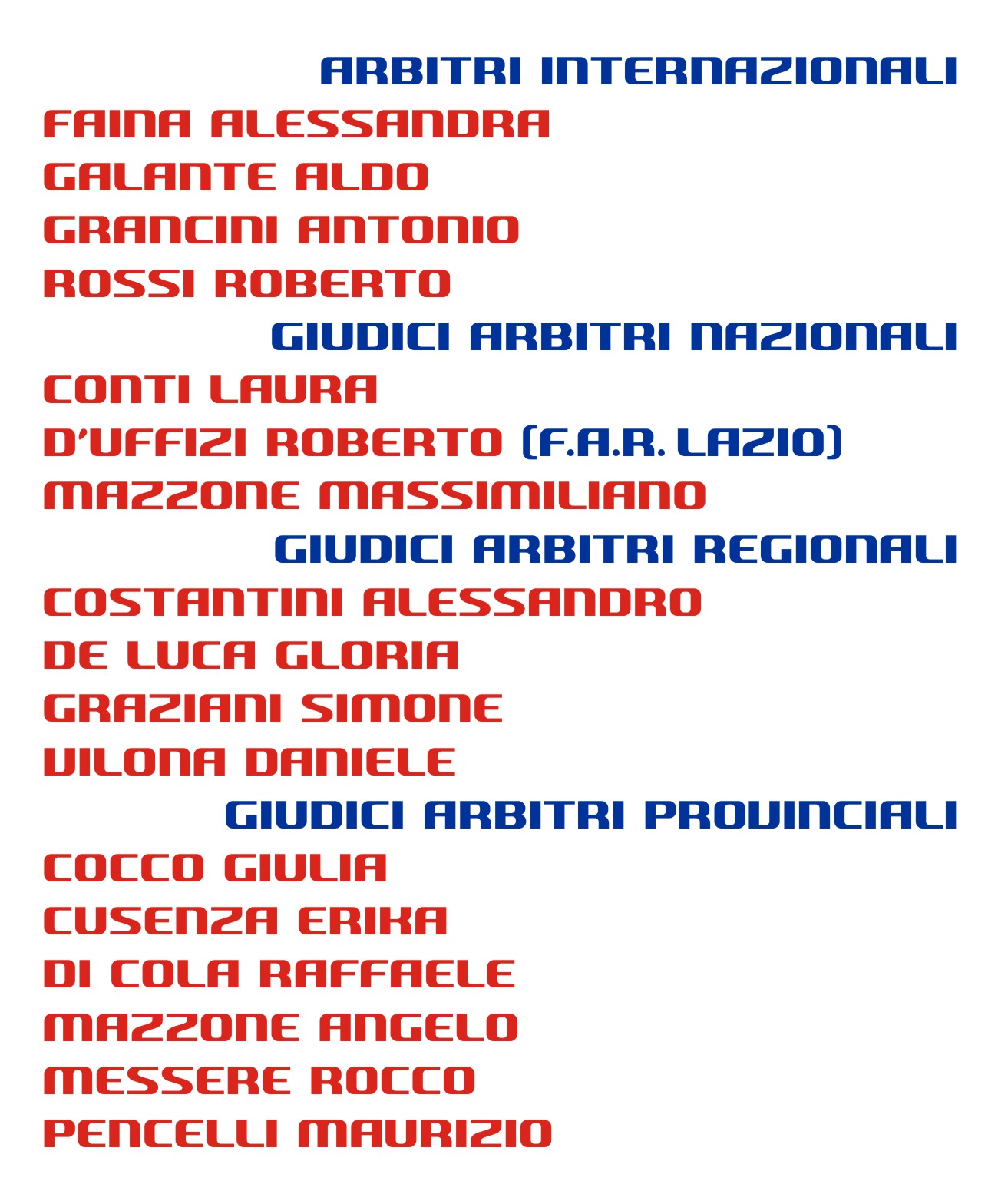 Arbitri Lazio 09102015