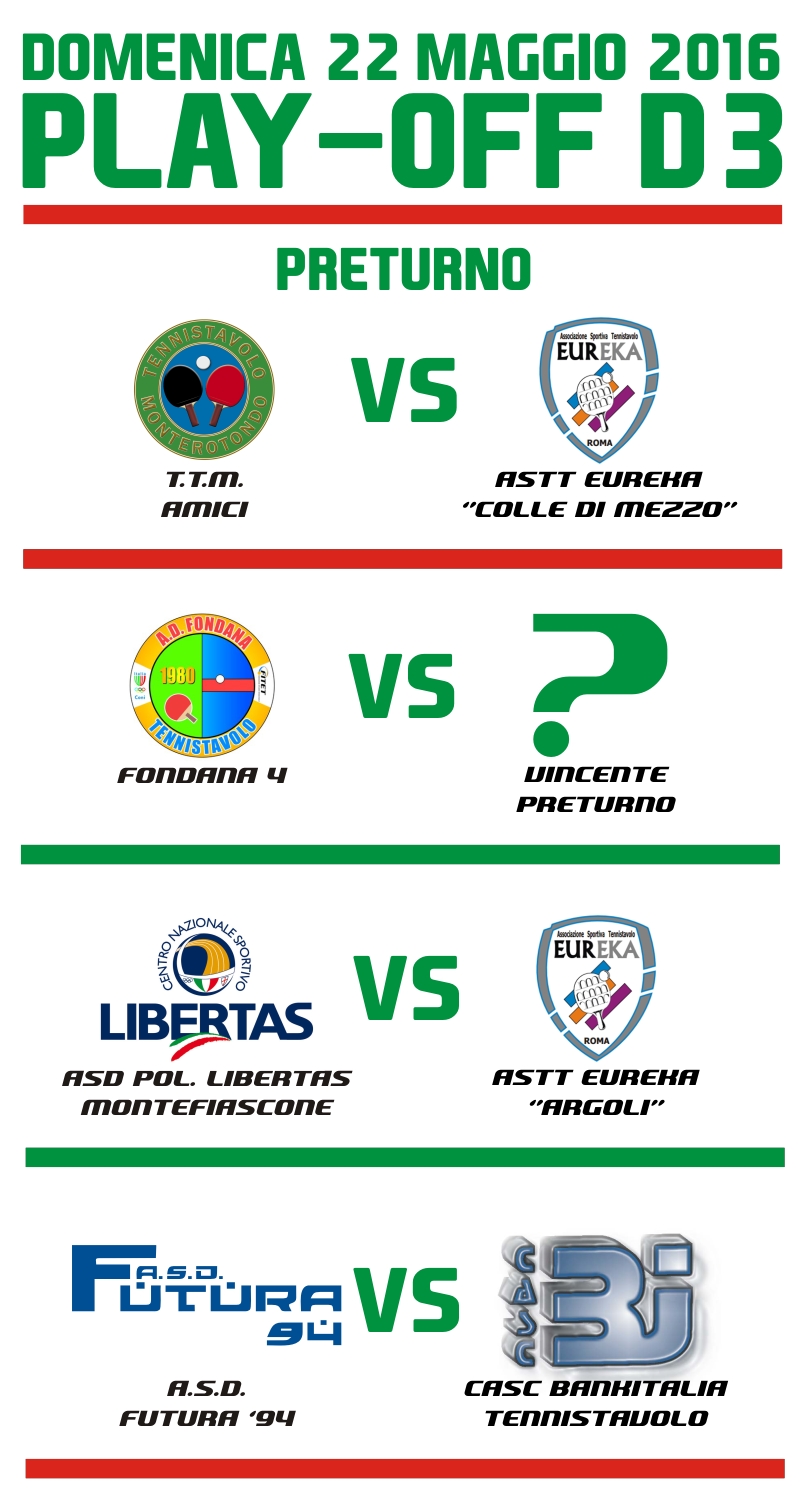 Play Off D3 2016