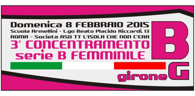 Terzo Concentramento Bfemminile 08 02 15