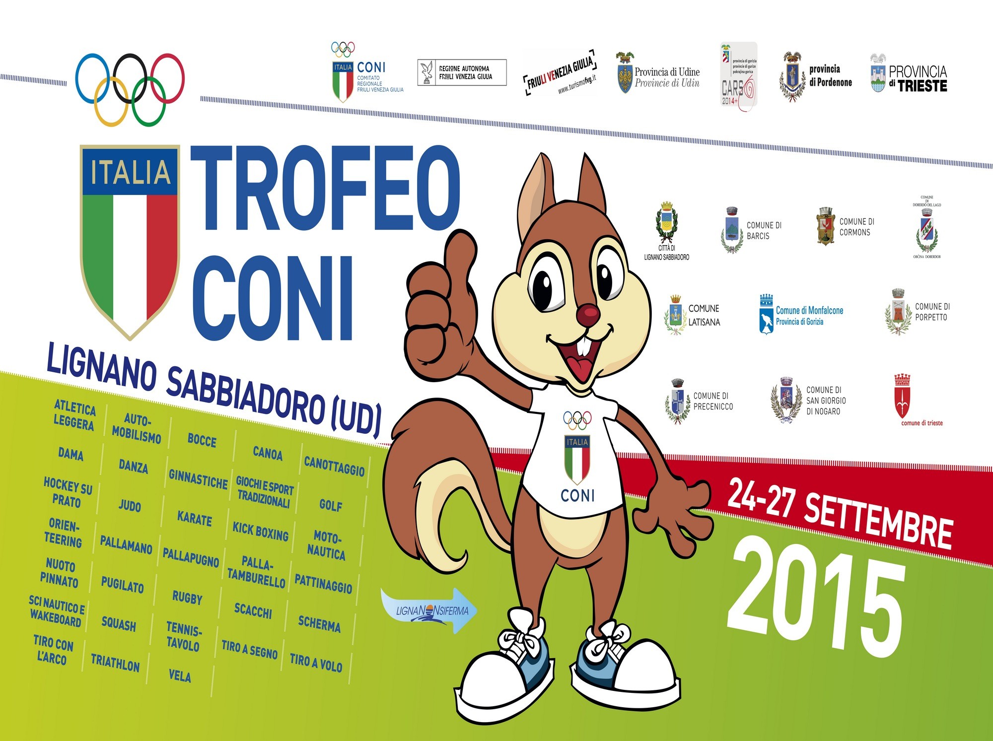 trofeo coni lignano2015