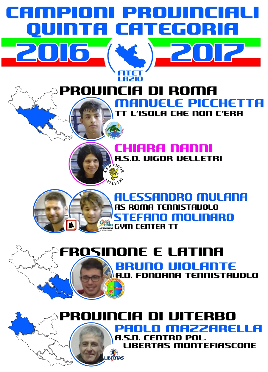 Campioni Provinciali Quinta 2017 900px